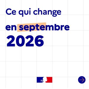 Découvrez ce qui change en septembre 2026