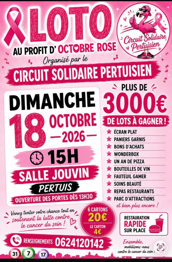 849694518_3556508757865016_7764490908605125558_n-1-671x1024 À Pertuis, un loto solidaire pour soutenir Octobre Rose ce dimanche